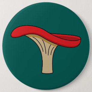 Cartoon Red Mushroom 6 Cm Round Badge