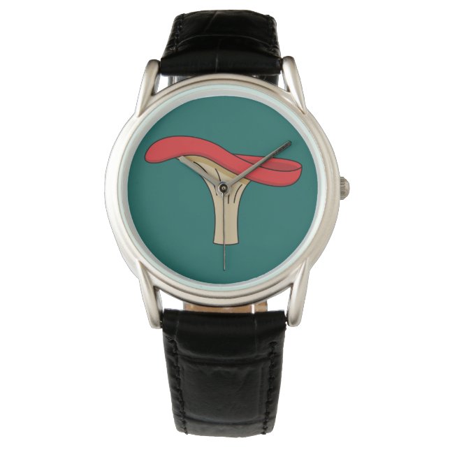 Cartoon Red Mushroom Watch (Front)