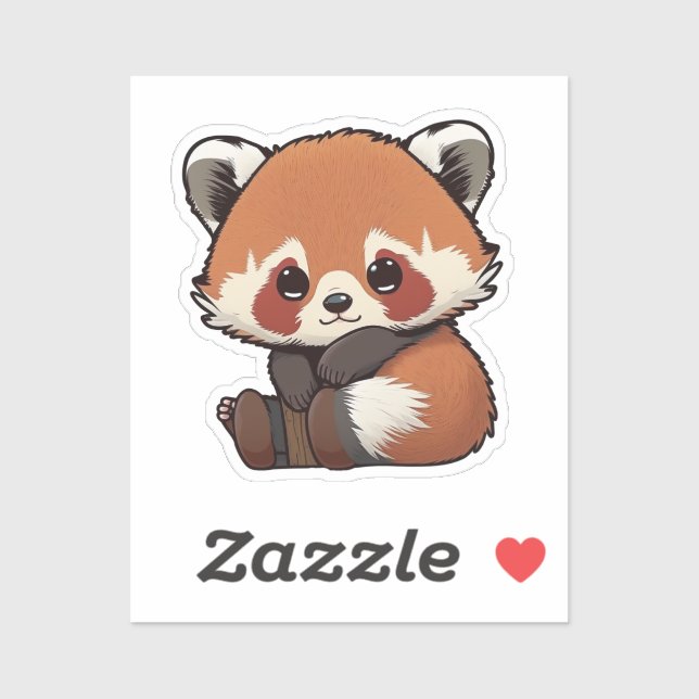 Cartoon red panda illustration (Sheet)