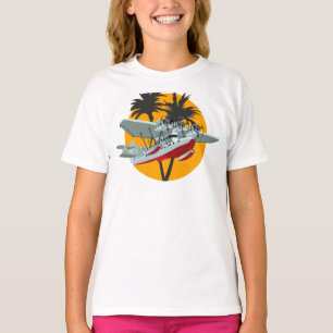 Cartoon retro aeroplane T-Shirt