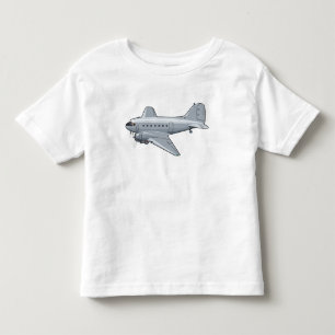 Cartoon retro aeroplane toddler T-Shirt