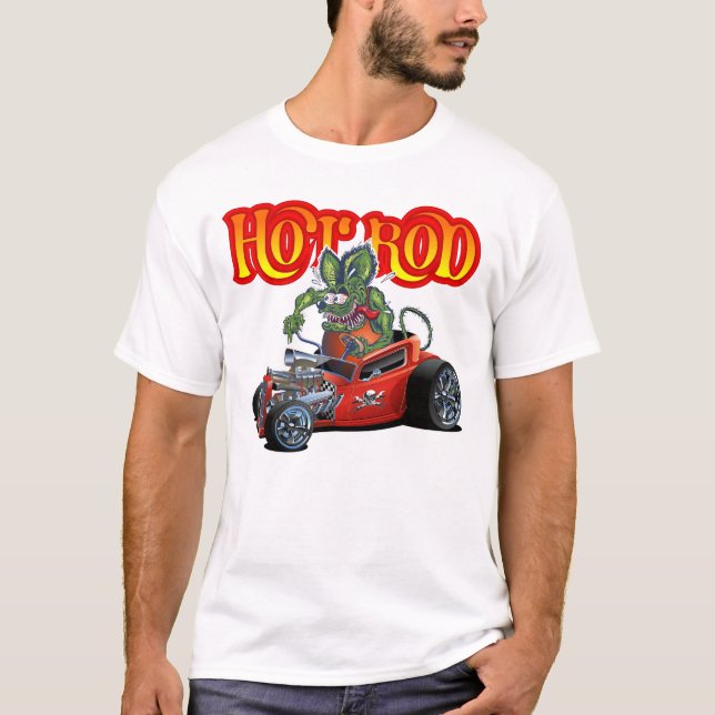 Cartoon retro hot rod T-Shirt (Front)