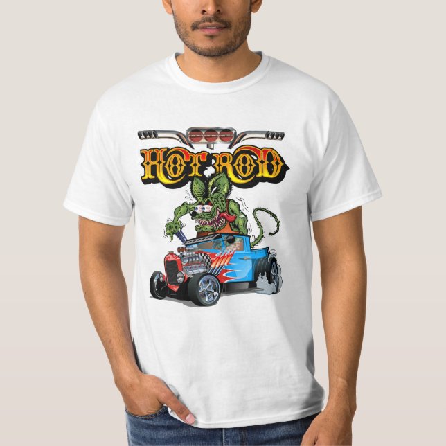 Cartoon retro hot rod T-Shirt (Front)