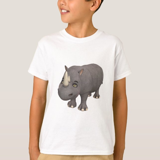 Cartoon Rhino T-Shirt (Front)