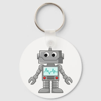 Cartoon Robot Key Ring