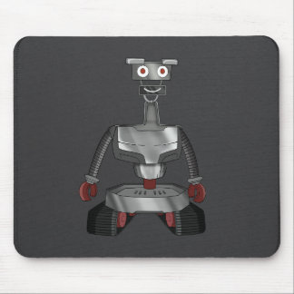 cartoon robot mousepad
