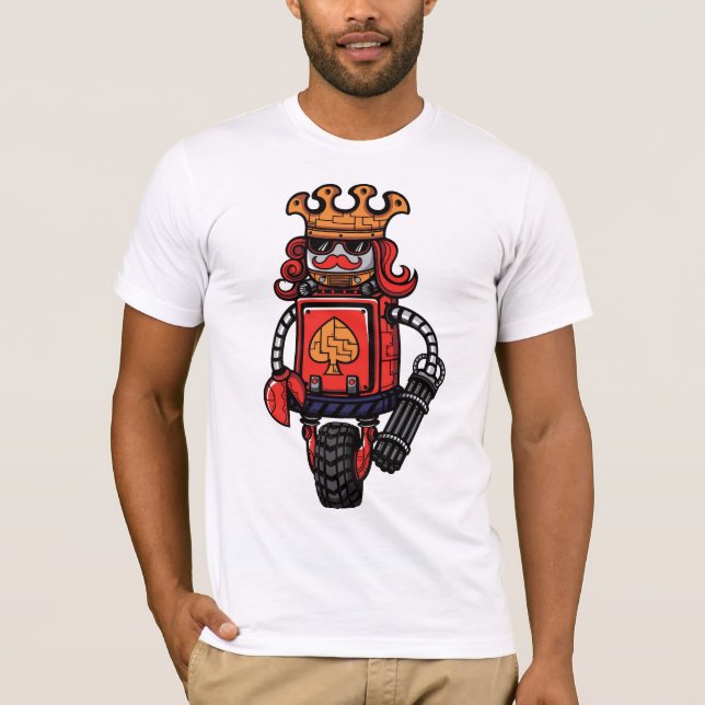 Cartoon Robot T-Shirt (Front)