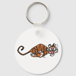Cartoon Running Tiger Key Ring