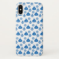 Cartoon Sail Boat Pattern