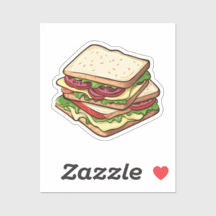 Cartoon sandwich