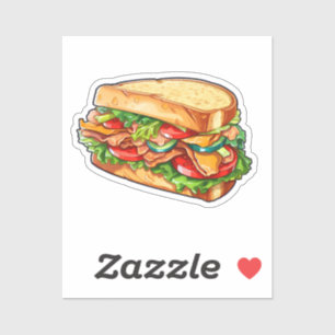 Cartoon sandwich