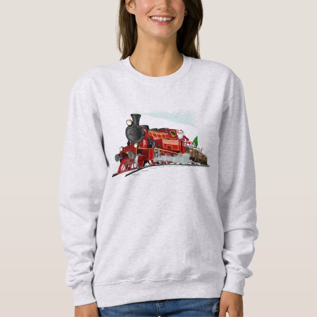 Cartoon Santa Express Sweatshirt (Front)