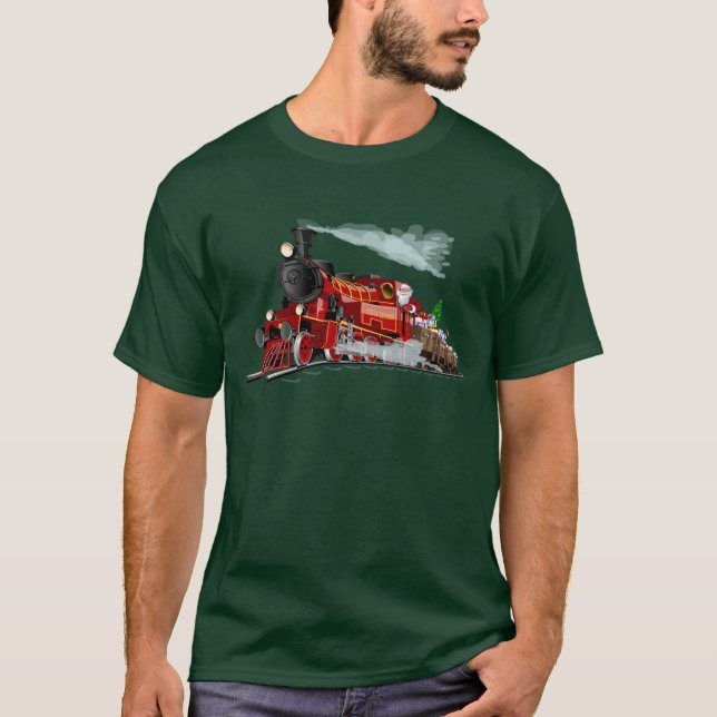 Cartoon Santa Express T-Shirt (Front)