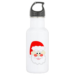 cartoon santa red christmas kids 532 ml water bottle