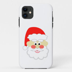 cartoon santa red white christmas kids Case-Mate iPhone case