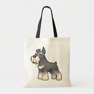 Cartoon Schnauzer Tote Bag