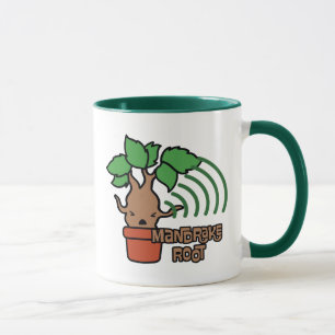 Cartoon Screaming Mandrake Character Art Mug