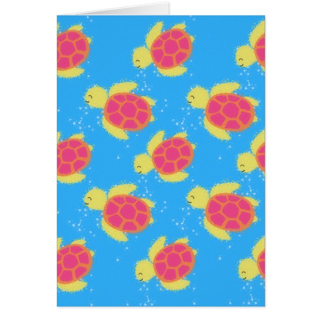Cartoon Sea Turtle Pattern (Front)