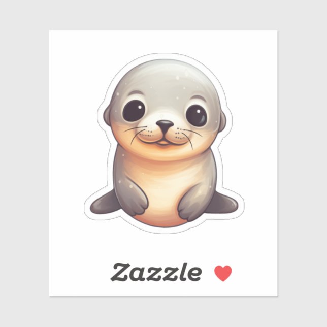 Cartoon seal illustration (Sheet)
