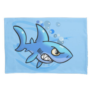 Cartoon Shark Pillowcase