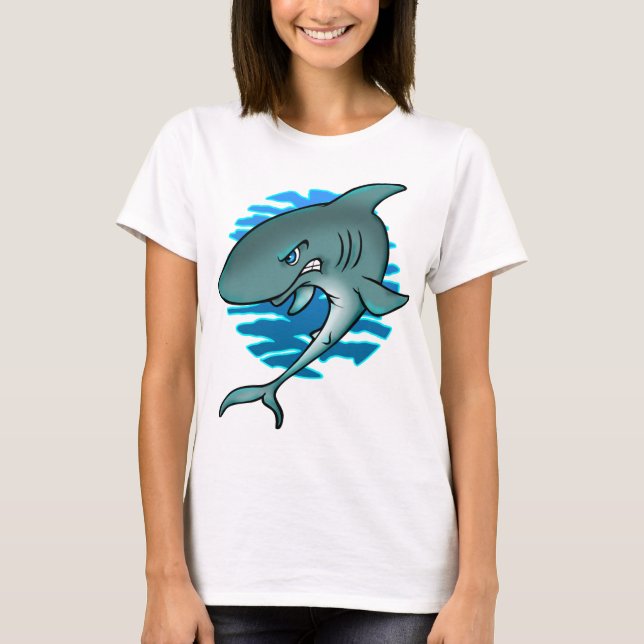 Cartoon Shark T-Shirt (Front)