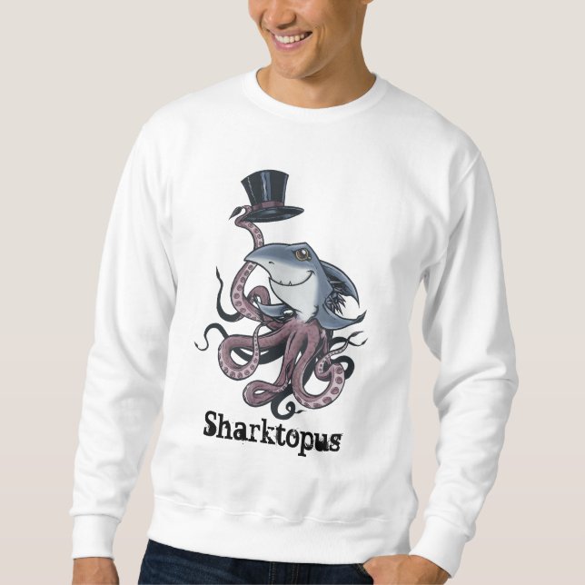 Cartoon Sharktopus Sweatshirt (Front)