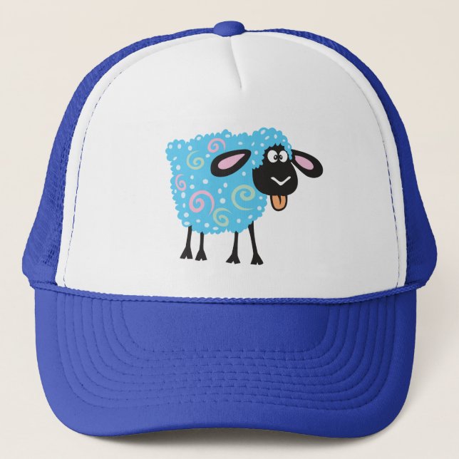 cartoon sheep trucker hat (Front)