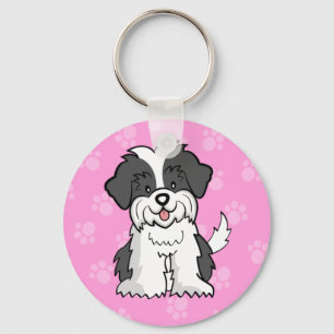 Cartoon ShihTzu Keychain
