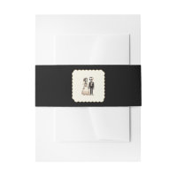 Cartoon Skeleton Bride + Groom Whimsical Wedding