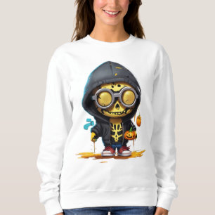 Cartoon Skeleton Sweatshirt
