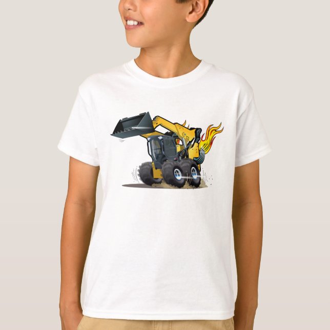Cartoon Skid Steer T-Shirt (Front)