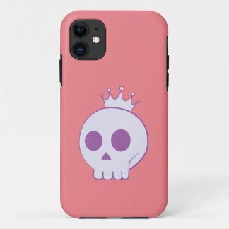 cartoon skull with crown design Case-Mate iPhone case