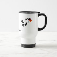 Cartoon Slam Dunking Panda