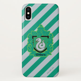 Cartoon Slytherin Crest iPhone X Case