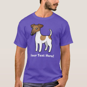Cartoon Smooth Fox Terrier T-Shirt