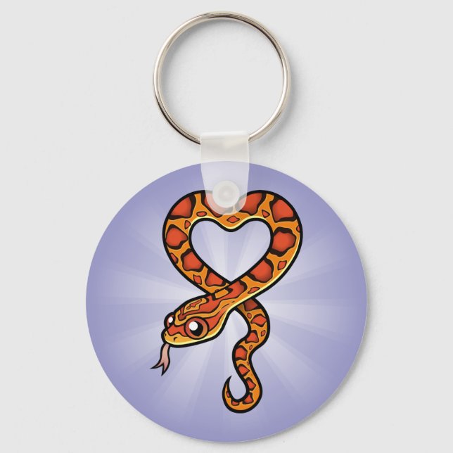 Cartoon Snake Key Ring (Front)