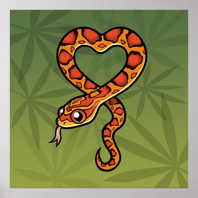 Cartoon Snake Poster (Front)