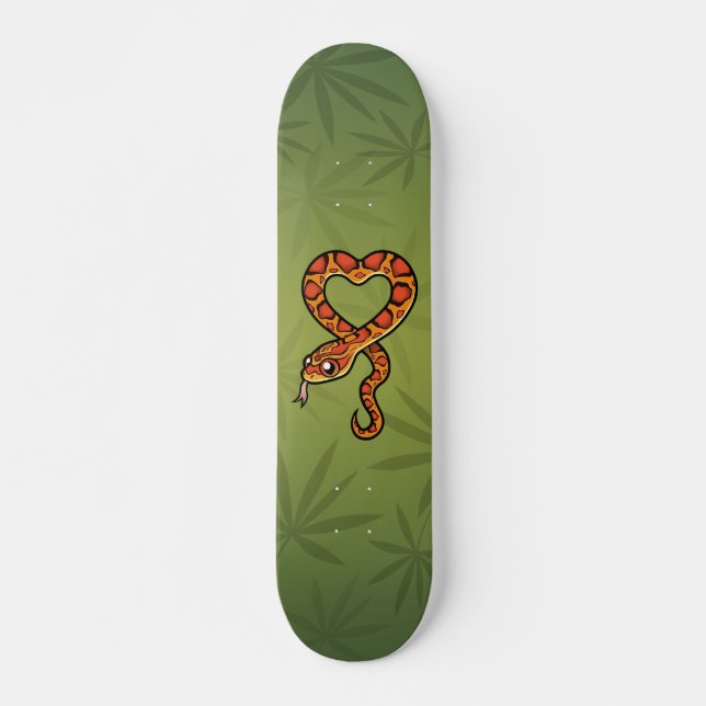 Cartoon Snake Skateboard (Front)