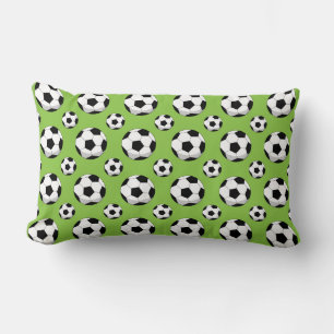 Cartoon Soccer Ball Pattern Lumbar Cushion