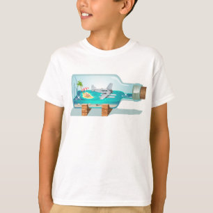 Cartoon Souvenir Bottle T-Shirt