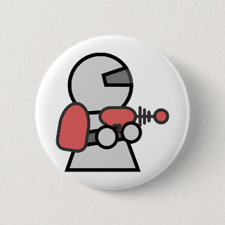 Cartoon SpaceMan 6 Cm Round Badge