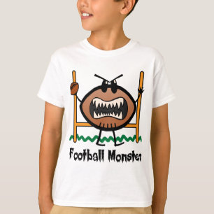 Cartoon Sports Clip Art Angry Mad Football Monster T-Shirt