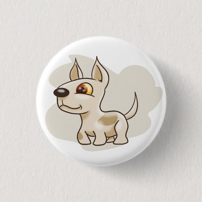Cartoon Spotted Dog 3 Cm Round Badge (Front)