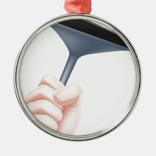 Cartoon Squeegee Hand Metal Tree Decoration