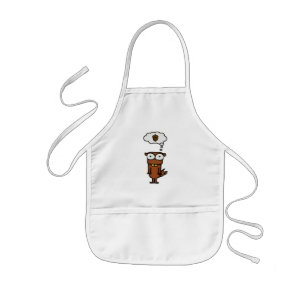 Cartoon Squirrel Kids Apron