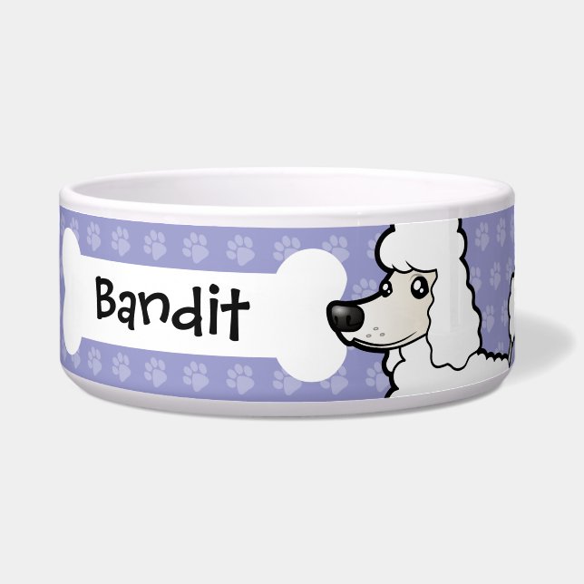 Cartoon Standard/Miniature/Toy Poodle (Front)