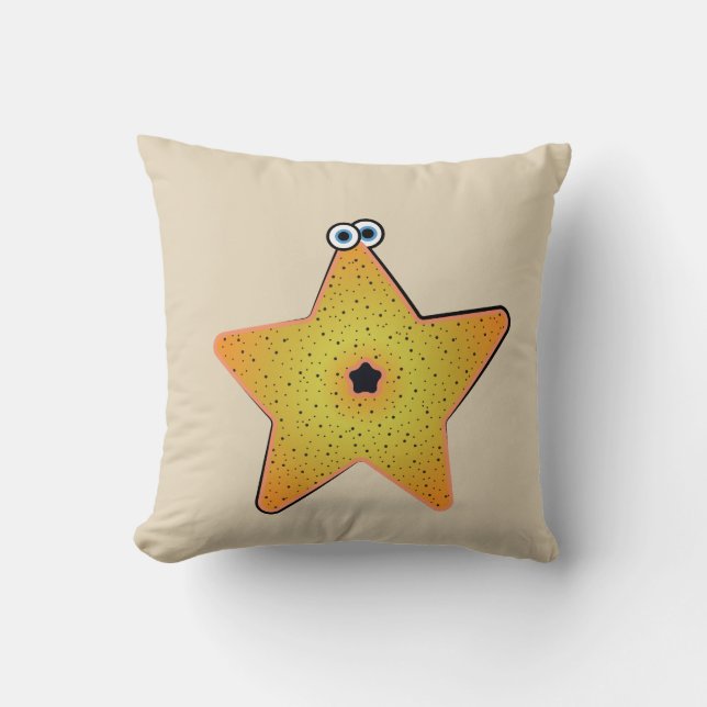 Cartoon Starfish- Critter Cushion (Front)