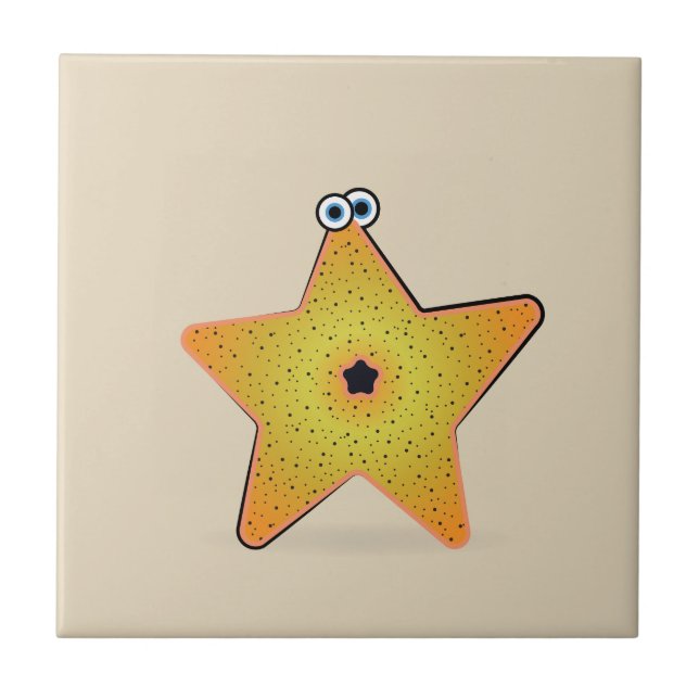 Cartoon Starfish Tile (Front)