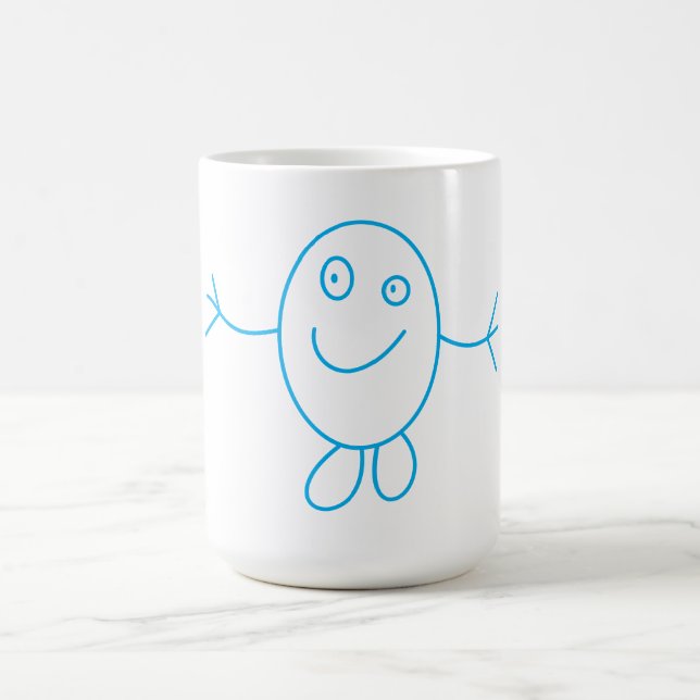 Cartoon Stick Man Mug (Center)