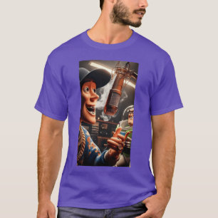Cartoon Studio Rapper Vibes family T-Shirt